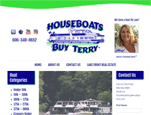 Tablet Screenshot of houseboatsbuyterry.com